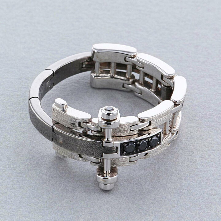 楽天市場】【中古】 E-NOS （ｲｰﾉｽ） K18WG ﾌﾞﾗｯｸﾀﾞｲﾔﾓﾝﾄﾞ ﾘﾝｸﾞ  