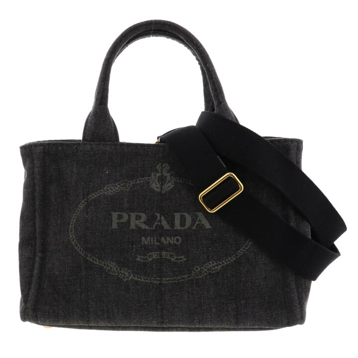 楽天市場】PRADA プラダ カナパ ミニ 2WAY ショッピング ハンドバッグ 