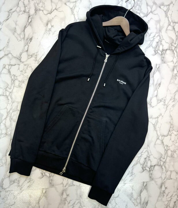 楽天市場】【中古】 BALMAIN （ﾊﾞﾙﾏﾝ） ジップアップ ZIP ﾊﾟｰｶｰ メンズ 