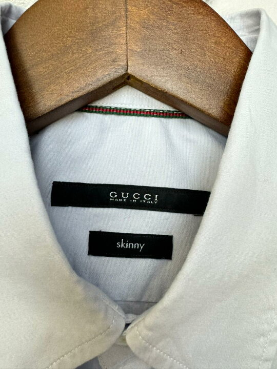楽天市場】【中古】 GUCCI （グッチ） ｼｬﾂ メンズ衣類 シャツ Blue 