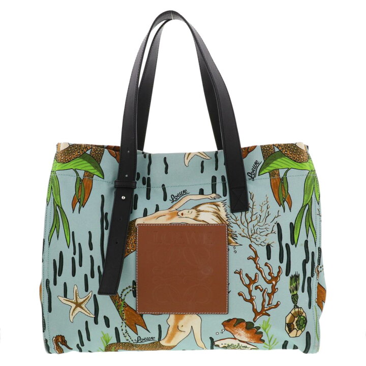 楽天市場】【中古】 LOEWE （ロエベ） ﾊﾟﾗｳｽﾞ ｲﾋﾞｻﾞ ﾄｰﾄﾊﾞｯｸﾞ バッグ  