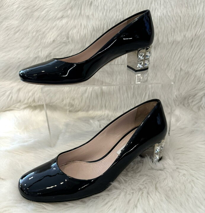 楽天市場】【中古】 MIUMIU （ミュウミュウ） ﾋﾞｼﾞｭｰ ﾊﾟﾝﾌﾟｽ 靴 靴  