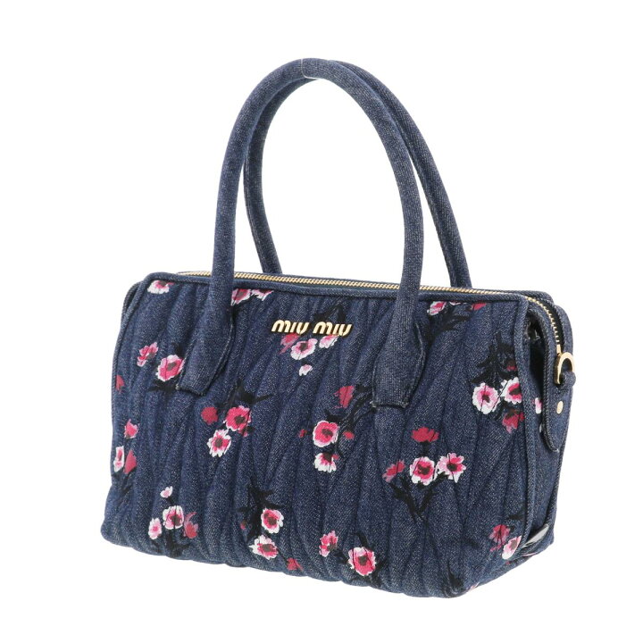 楽天市場】MIUMIU （ミュウミュウ） MIUMIUﾃﾞﾆﾑ2WAY ｼｮﾙﾀﾞｰﾊﾞｯｸﾞ  
