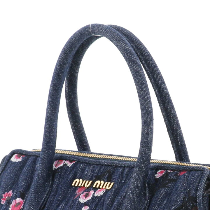 楽天市場】MIUMIU （ミュウミュウ） MIUMIUﾃﾞﾆﾑ2WAY ｼｮﾙﾀﾞｰﾊﾞｯｸﾞ 