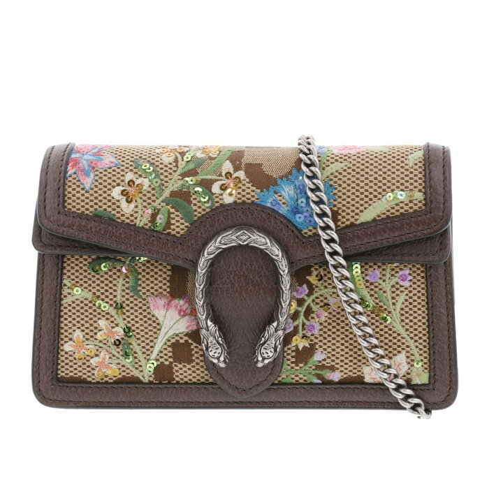 楽天市場】【美品】 GUCCI （グッチ） ﾃﾞｨｵﾆｭｿｽ ｷｬﾝﾊﾞｽxﾚｻﾞｰ ﾁｪｰﾝ  
