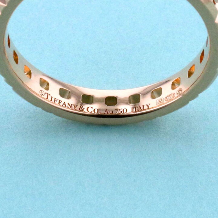 楽天市場】【美品】 Tiffany&Co. （ティファニー） ﾄｩﾙｰ ﾅﾛｰﾘﾝｸﾞ 750PG 