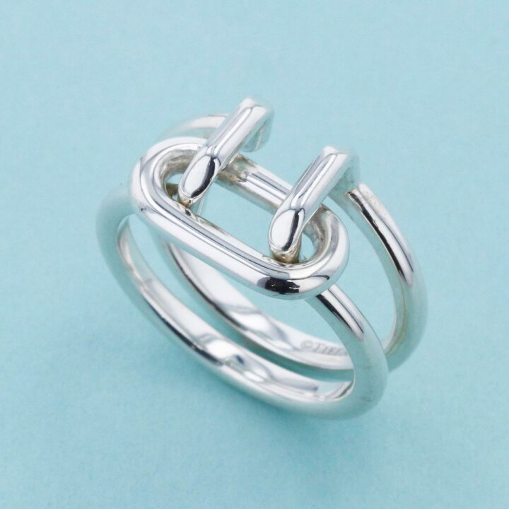 楽天市場】【中古】Tiffany&Co. （ティファニー） ﾊｰﾄﾞｳｪｱ 2ﾛｳ ﾘﾝｸﾞ 
