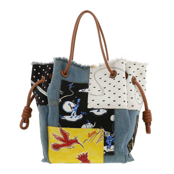 楽天市場】【中古】 LOEWE （ロエベ） ﾌﾗﾒﾝｺﾉｯﾄ ﾄｰﾄ ﾊﾟｳﾗﾊﾟｯﾁﾜｰｸﾊﾞｯｸﾞ 
