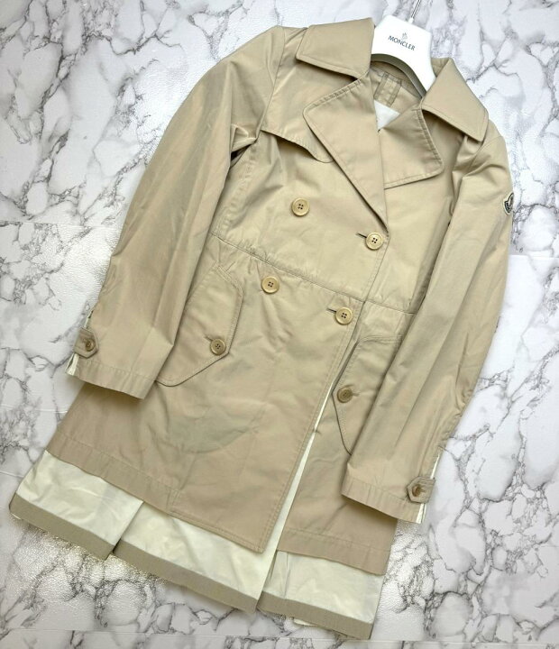 楽天市場】【中古】 MONCLER （モンクレール） ADELINE トレンチコート 