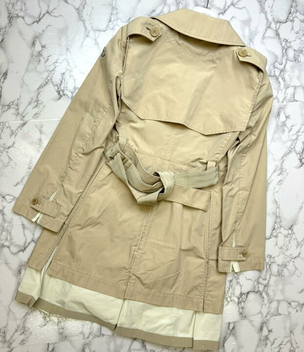 楽天市場】【中古】 MONCLER （モンクレール） ADELINE トレンチコート 