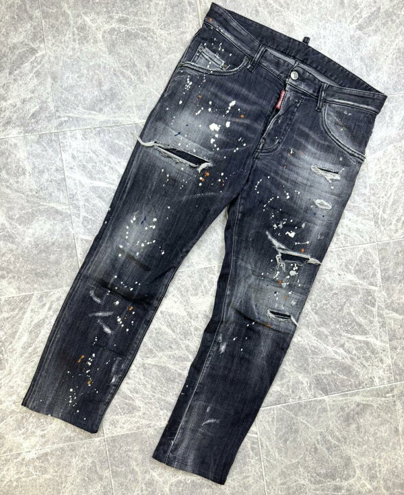 楽天市場】【中古】 DSQUARED2 （ディースクエアード）SKATER JEAN 
