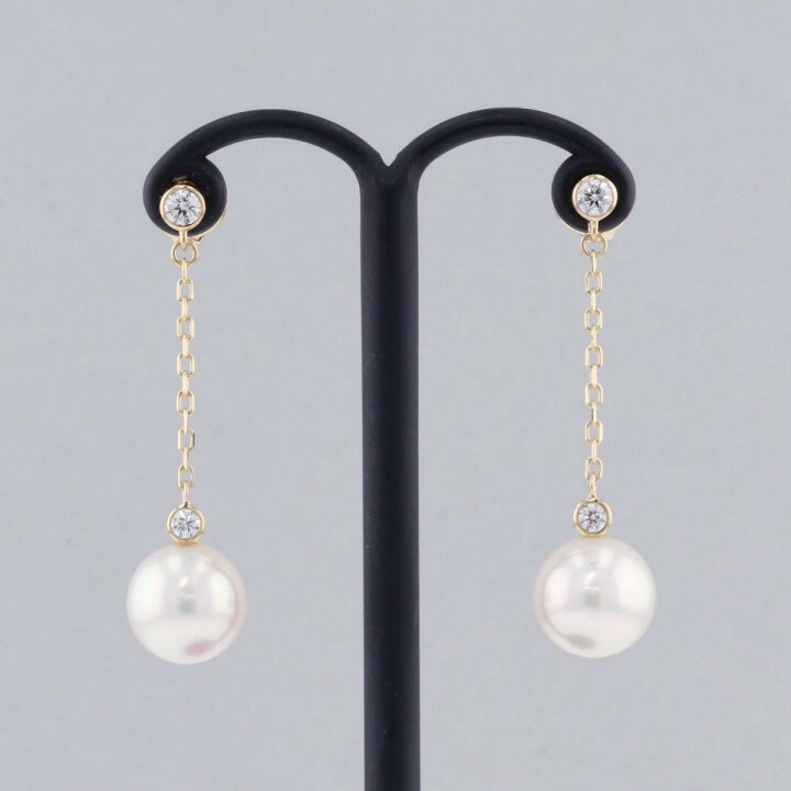 楽天市場】【美品】【RI】 MIKIMOTO （ミキモト） ﾊﾟｰﾙ ﾋﾟｱｽ 750YG  