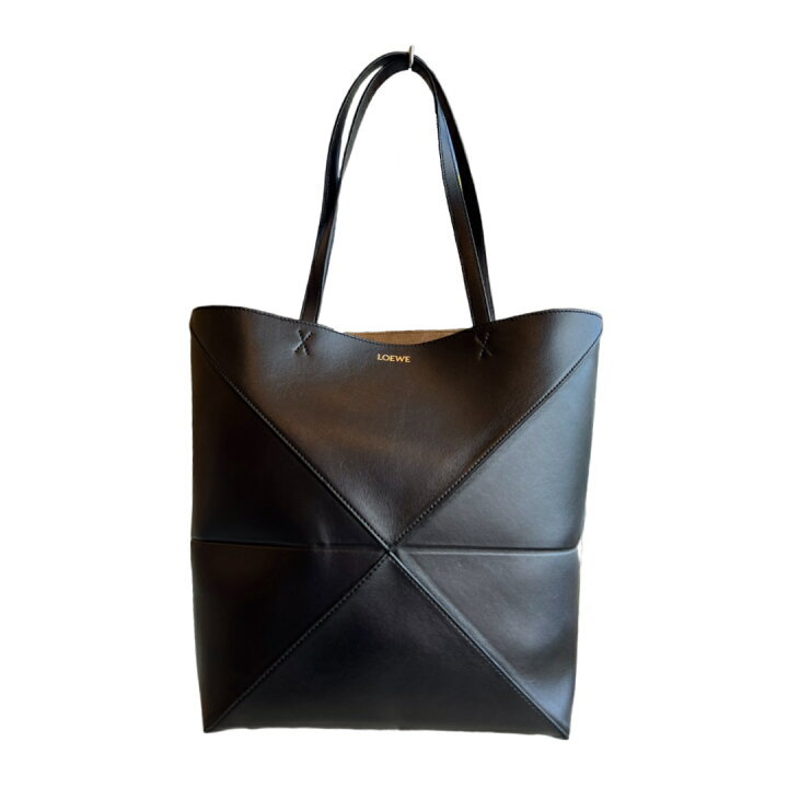 楽天市場】【中古】 LOEWE （ロエベ） ﾊﾟｽﾞﾙﾌｫﾙﾄﾞ ﾄｰﾄ バッグ ﾐﾃﾞｨｱﾑ 