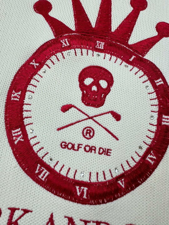 楽天市場】 MARK&LONA マークアンドロナ 23AW GOLF OR DIE スカル柄  