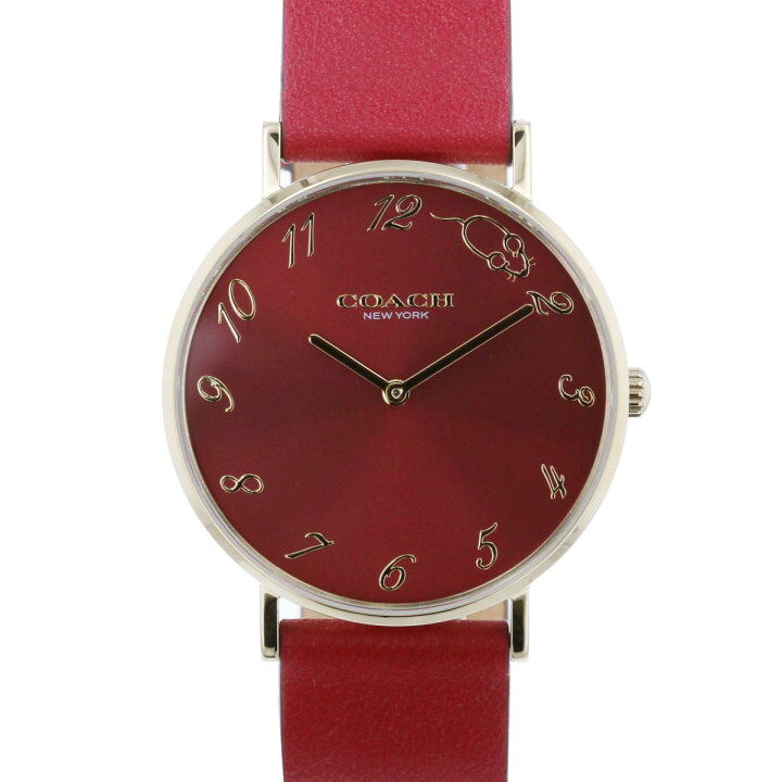 楽天市場】【中古】 COACH （コーチ） ﾚﾃﾞｨｰｽｸｫｰﾂ RED*GOLD 時計 ｸｵｰﾂ 