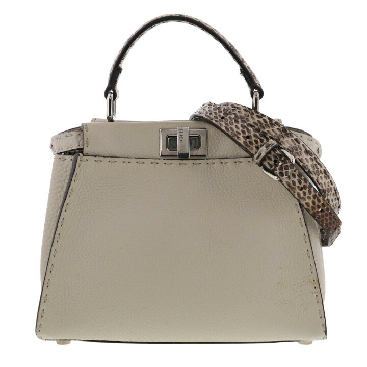 楽天市場】【お値下げ品】【中古】FENDI （フェンディ） ﾐﾆ ﾋﾟｰｶﾌﾞｰ 