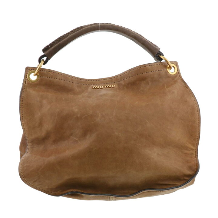 楽天市場】【中古】MIUMIU （ミュウミュウ） ｵｰｽﾄﾘｯﾁ ﾊﾝﾄﾞﾊﾞｯｸﾞ バッグ 