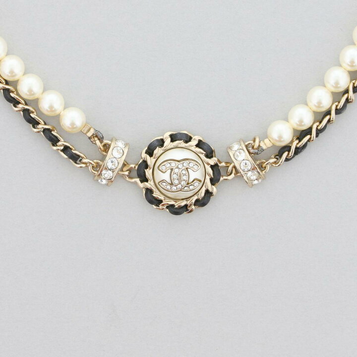 楽天市場】【中古】 CHANEL （シャネル） ｺｺﾏｰｸ B21K ﾊﾟｰﾙﾈｯｸﾚｽ  