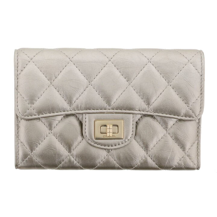 楽天市場】【お値下げ品】CHANEL （シャネル） 2.55 ﾐﾃﾞｨｱﾑ ﾌﾗｯﾌﾟ 