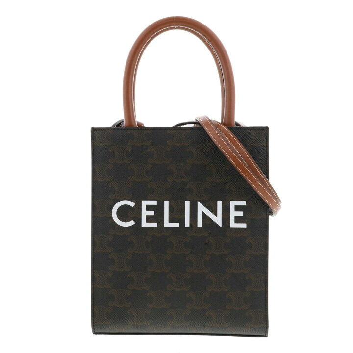 楽天市場】【美品】CELINE （セリーヌ） ﾐﾆ ﾊﾞｰﾃｨｶﾙ ﾄﾘｵﾝﾌｼｮﾙﾀﾞｰﾊﾞｯｸﾞ  