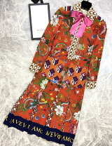 楽天市場】GUCCI グッチ ワンピ（柄花・植物）（ワンピース  