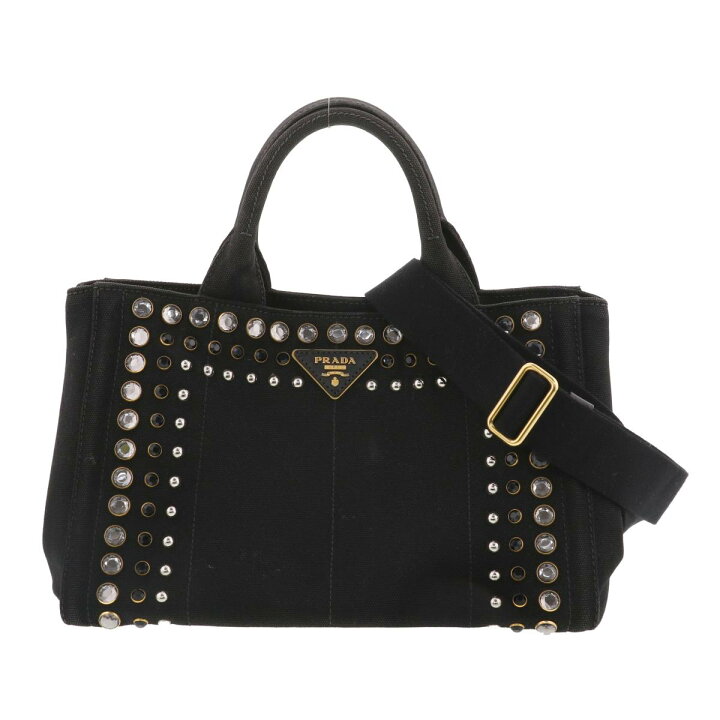 楽天市場】【中古】 PRADA （プラダ） ｶﾅﾊﾟ ﾋﾞｼﾞｭｰ 2WAY ｼｮｯﾋﾟﾝｸﾞﾄｰﾄ 