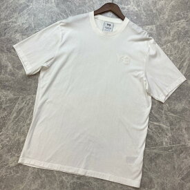 【中古】 Y-3 （ワイスリー） ロゴ プリント Tシャツ L メンズ衣類 半袖カットソー White ホワイト FN3359 16C001 used:AB