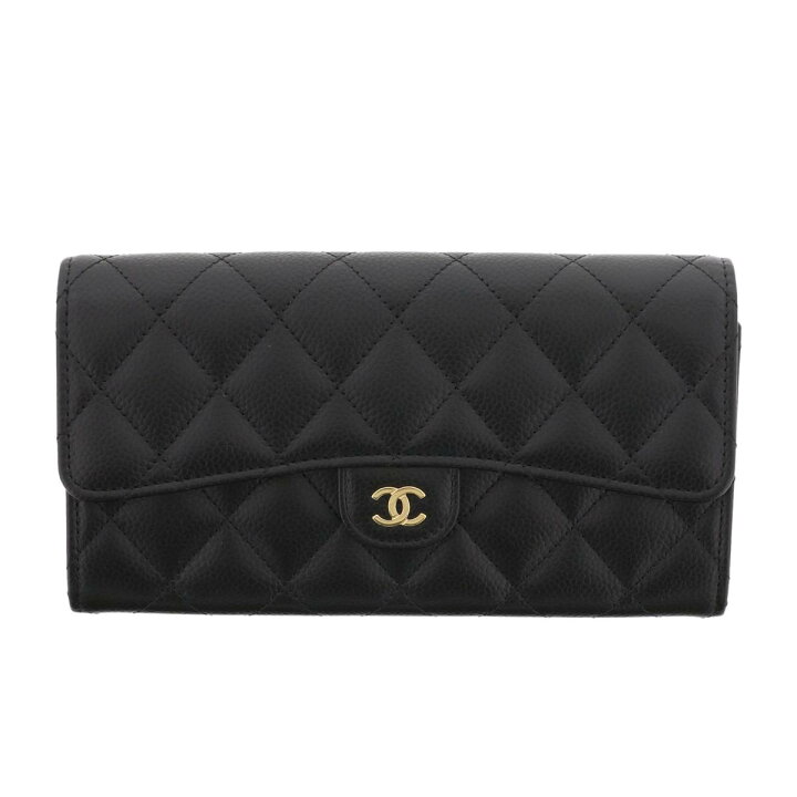 楽天市場】CHANEL シャネル マトラッセ キャビアスキン 長財布 AP0241  