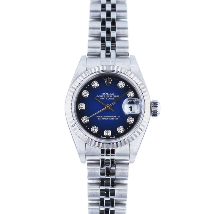 楽天市場】【美品】 ROLEX ロレックス デイトジャスト 79174G 10P 