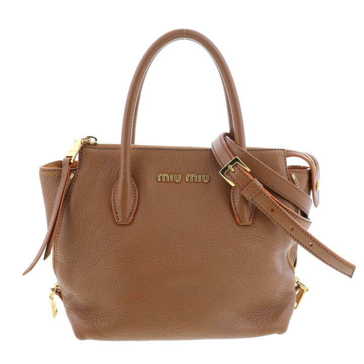 楽天市場】【中古】 MIUMIU （ミュウミュウ） ﾄｰﾄﾊﾞｯｸﾞ バッグ ｼｮﾙﾀﾞｰ 