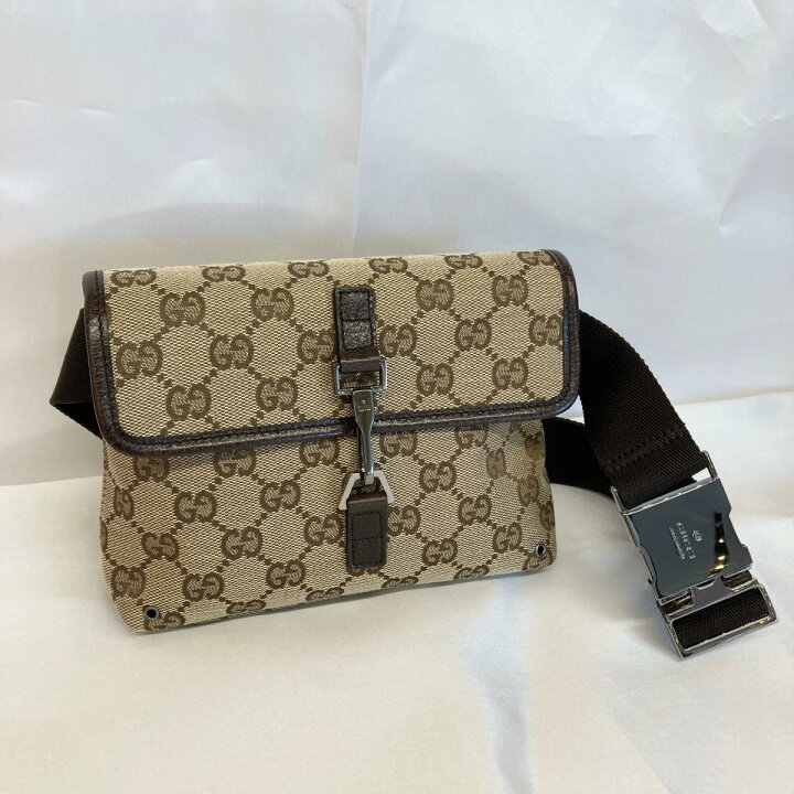 楽天市場】GUCCI （グッチ） GGキャンバス ウエストバッグ 92543 