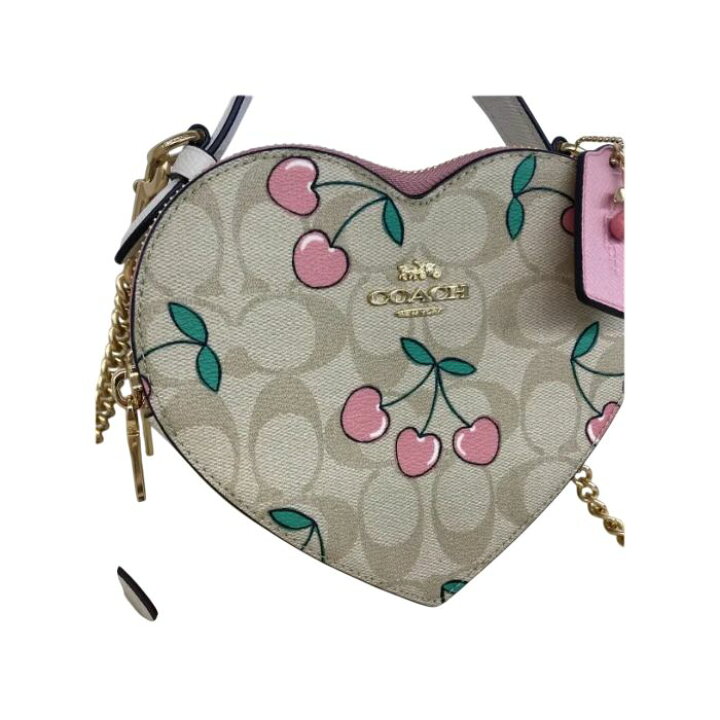 楽天市場】【美品】 COACH コーチ シグネチャー チェリープリント 