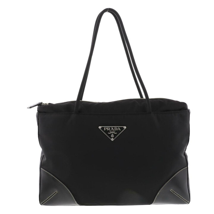 楽天市場】PRADA プラダ 三角ロゴプレート テスート トートバッグ 