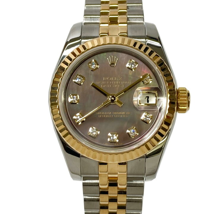楽天市場】ROLEX ロレックス デイトジャスト 179173NG 10Pダイヤ  