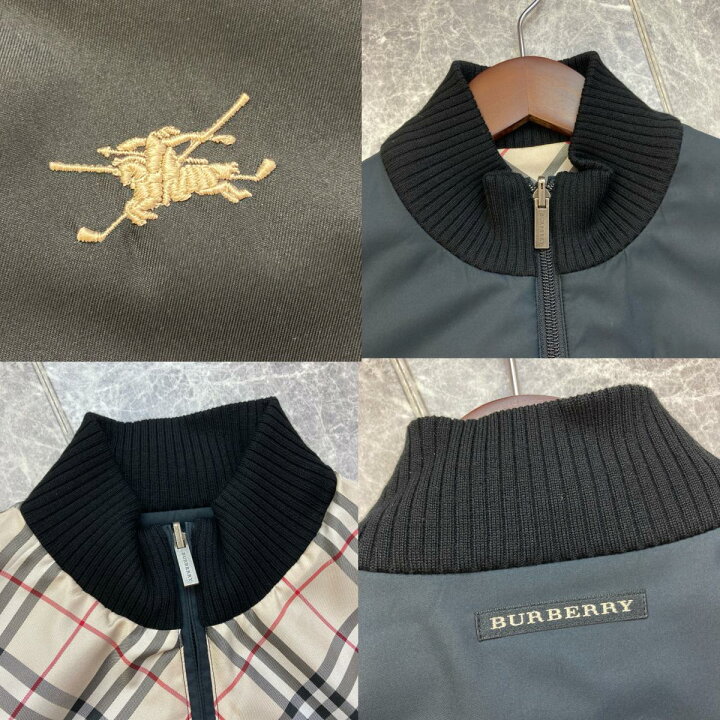 楽天市場】BURBERRY GOLF バーバリーゴルフ リバーシブル ジャケット 