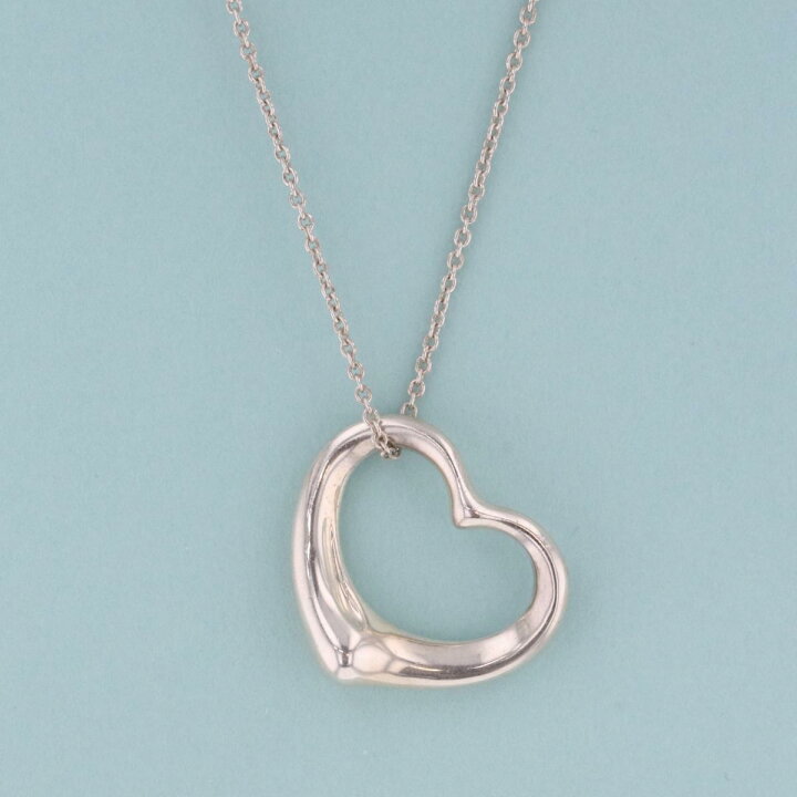 楽天市場】Tiffany&Co. ティファニー オープンハート ネックレス SV925 