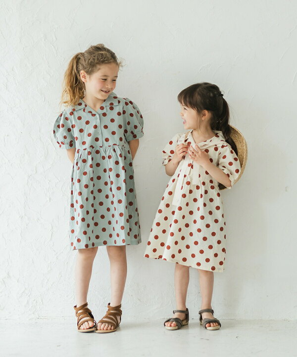 楽天市場 Riziere レトロドットワンピース キッズ 女の子 100 140 リジェール Riziere こども服 子供服 Kids ワンピース 春 夏 秋 冬 ガーリー 半袖 こども 子供 ジュニア ワンピ おしゃれ ドット クラシック レトロ Riziere楽天市場店