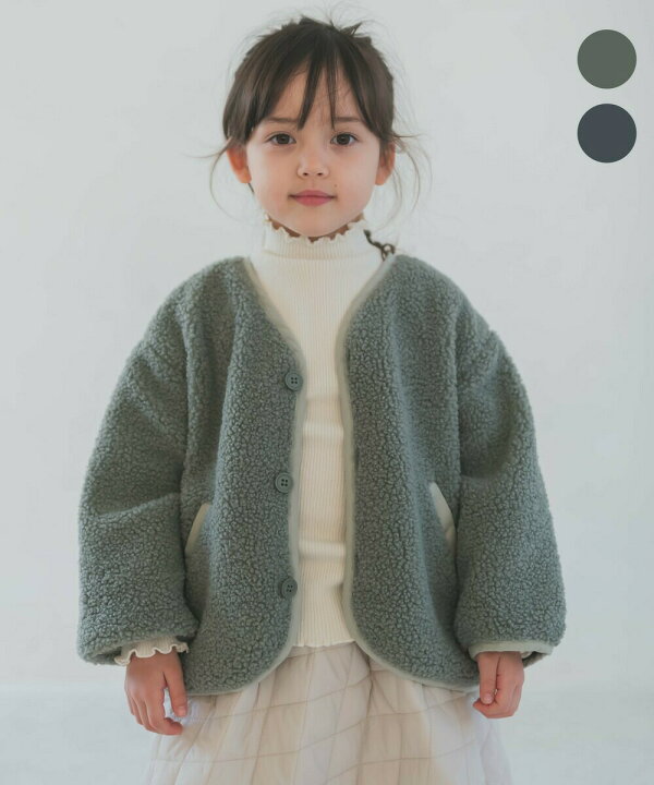楽天市場 セール 30 Off 21aw新作 Riziere バック切り替えボアジャケット 100 140 キッズ 男の子 女の子 リジェール Palette パレット 子供服 こども服 Kids おしゃれ 春 秋 冬 コットン 子供 子ども ジュニア ジャケット ユニセックス 羽織 ボア Riziere楽天