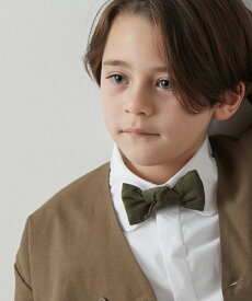 【riziere】コーデュロイ蝶ネクタイ（ボタン取り外しシャツ対応）男の子 kids キッズ おしゃれ こども服 子供服 子ども 子供 可愛い シンプル 小学生 園児 プレゼント 蝶ネクタイ 入学式 卒園式 七五三 発表会 卒業式 入園式 フォーマル 24SS