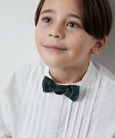 【riziere】ストライプ柄蝶ネクタイ（ボタン取り外しシャツ対応）男の子 kids キッズ おしゃれ こども服 子供服 春 夏 秋 冬 子ども 子供 可愛い シンプル プレゼント フォーマル