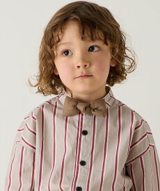 【riziere】リネン蝶ネクタイ（ボタン取り外しシャツ対応）男の子 女の子 kids キッズ おしゃれ こども服 子供服 春 夏 秋 冬 子ども 子供 可愛い シンプル プレゼント フォーマル オケージョン セレモニー
