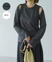 【MORE SALE 60%OFF】【riziere】【MOM】 3wayデザインロングスリーブカットソー レディース ワンピース かわいい 可愛い mama ママ ママコーデおしゃれ シンプル 無地 リンクコーデ お揃い トップス 3WAY