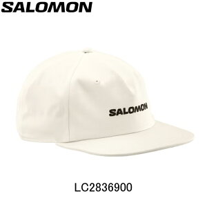 �T������ SALOMON LOGO FLAT CAP ���S �t���b�g �L���b�v �����j���O�A�N�Z�T���[ �L���b�v �X�q ���j�Z�b�N�X�ylc2836900�z����E�����j���O�p�i