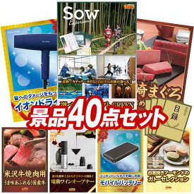 ビンゴ景品 40点セット 特大パネル 豪華目録 ビンゴ 結婚式 披露宴 二次会 忘年会 新年会 ゴルフコンペ 景品セット 【選べる体験ギフトGREEN、SALONIA スピーディーイオンドライヤー】 送料無料 特大パネル 豪華目録付き