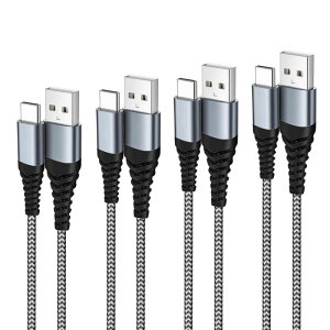 USB Type C �P�[�u�� �y1m+1m+2m+2m 4�{�Z�b�g�z �^�C�vc �P�[�u�� usb c 3A�}���[�d �X�}�z �����f�[�^�]�� �i�C�����҂� USB-A to USB-C �e��Ή� iPhone 16/15 Samsung/Note/Hua