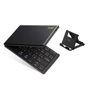 Ewin �ŐV�^ �L�[�{�[�h Bluetooth ���{��z�� �܂肽���ݎ� ���C�����X �u���[�g�D�[�X ���^ ���� USB�[�d�� iOS/Android/Windows/Mac�ɑΉ� �p�\�R���p �X�^���h�t �m�[�gPC/iPad/iPhone�ɑΉ�