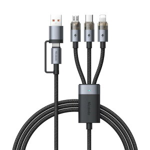 Mcdodo 100W 2�C��3 �}���[�d�P�[�u�� USB-A  USB-C to USB-C/light-ning/Micro USB�P�[�u�� PD 100W(CtoC) 36W(CtoL) ���K�i�Ή� MacBook iPad iPhone