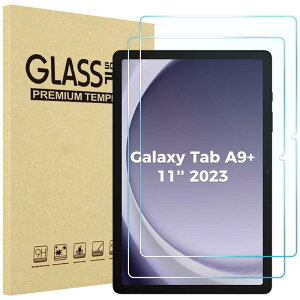 ProCase [2���Z�b�g] Galaxy Tab A9 Plus 2023 11�C���` �t���ی� �����K���X �X�N���[���v���e�N�^�[ �K�p�@��: Galaxy Tab A9+ 2023 (SM-X210/X216/X218)
