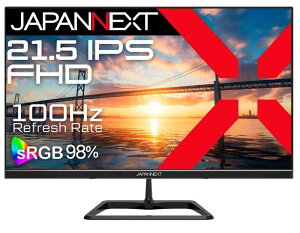 JAPANNEXT 21.5C` IPSpl tHD(1920x1080)𑜓x tj^[ JN-IPS215F2 sRGB:98% HDMI VGA y2Nz