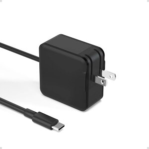FFZZKJ Dell 用 65W USB-C ACアダプター ノートPC用アダプター Type-C PD対応 60W タイプC ACアダプター GaN窒化 20V 3.25A 65W USB C 充電器 対応Dell Latitude 5420 552